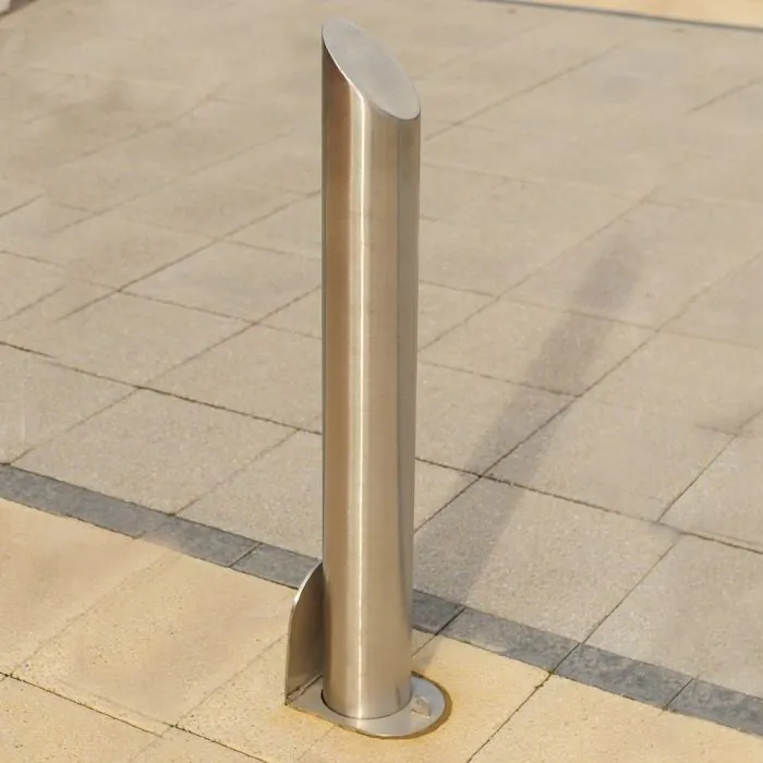 Mitred Top Sheffield Stainless Steel Bollard and EV Charger Protector - 6