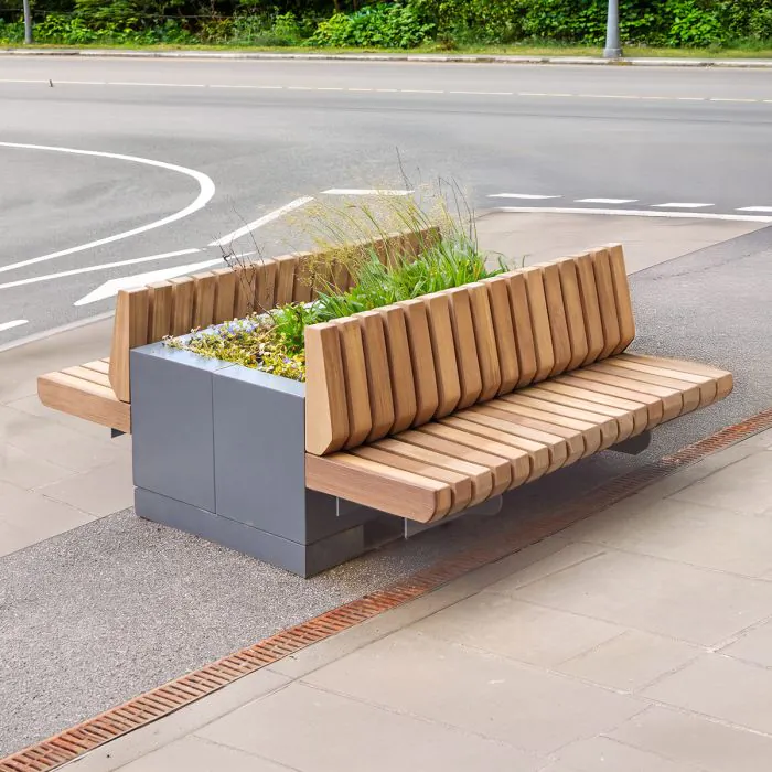 Oswestry Box Double Seated Planter