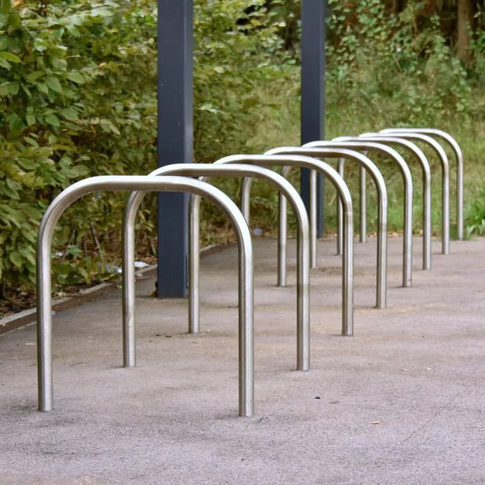 Stainless Steel Grade 304 Sheffield Cycle Stand - Root Fixed - Express - 1