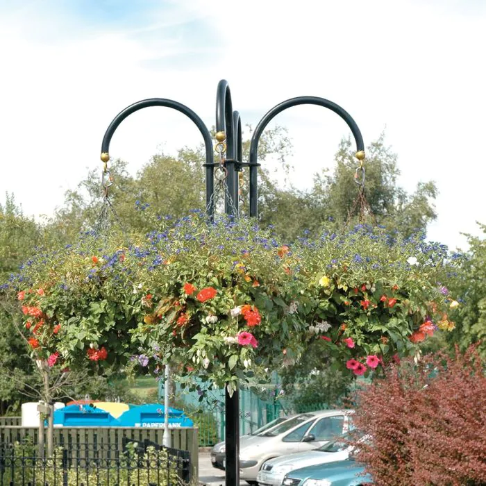 Stockport Column Flower Basket Bracket - 2