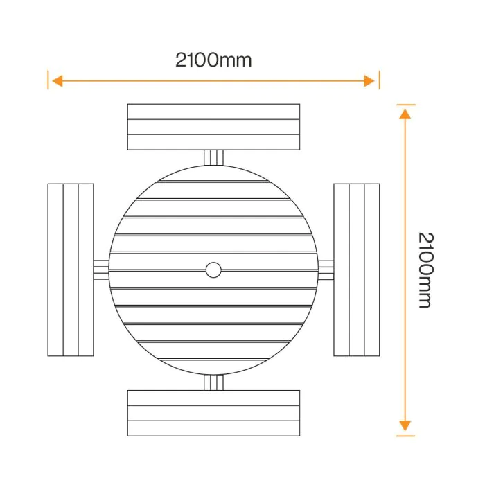 Stratford Coloured Picnic Unit - 2