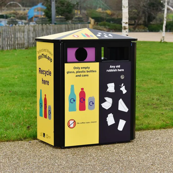 Derby Double Recycling Bin - 29