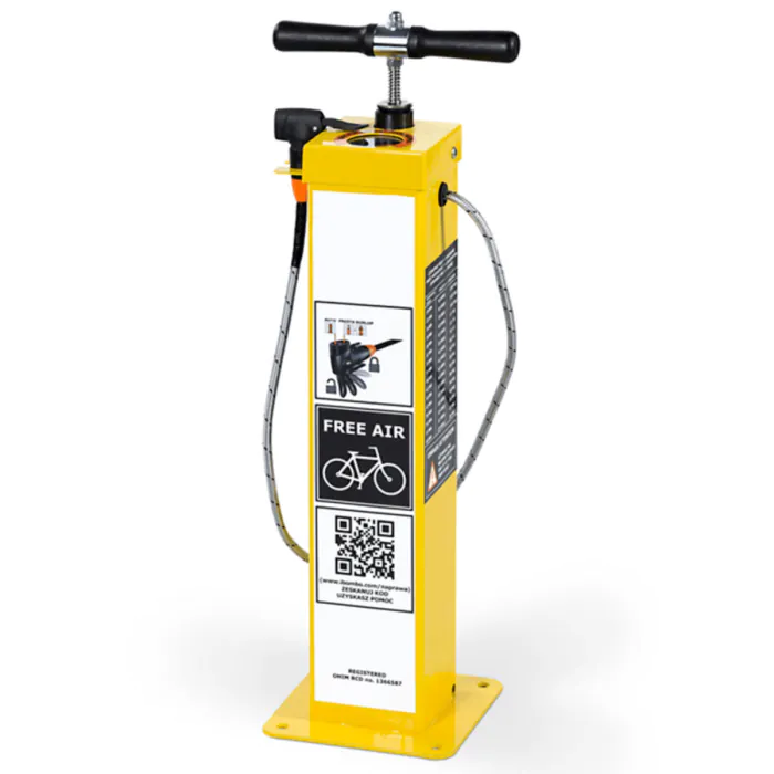 Turvec's Public Bike Pump - Yellow - Express - 1