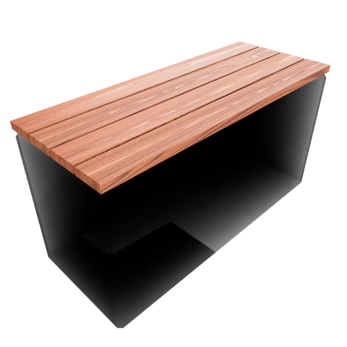 Concrete Bench Unity 1500 - 1