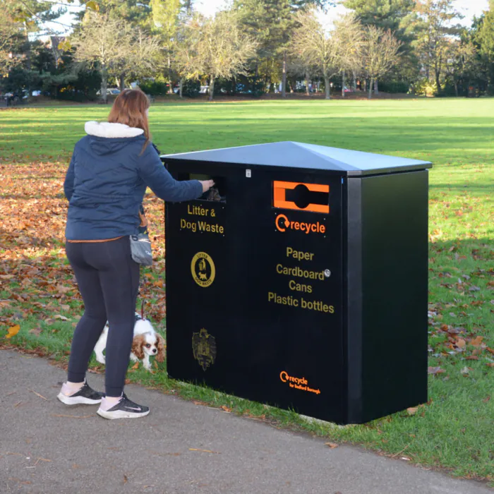 Derby Double Wheelie Bin Housing - 1