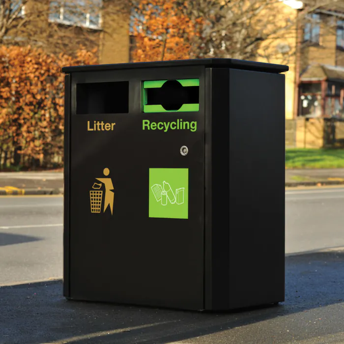 Derby Double E Recycling Bin