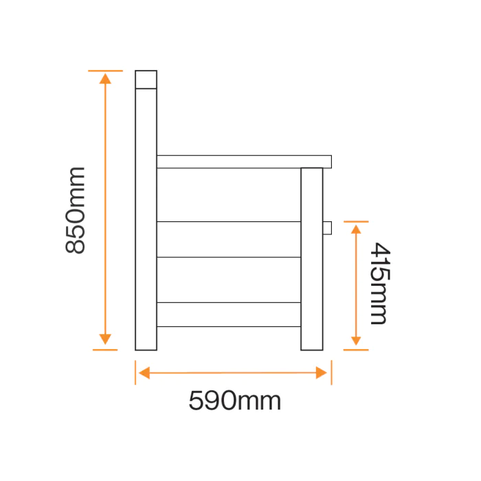 Leith Recycled Plastic Seat - 1