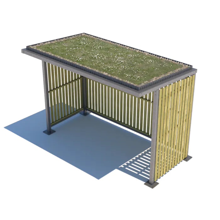 Blox A Sedum Roof Shelter - 1