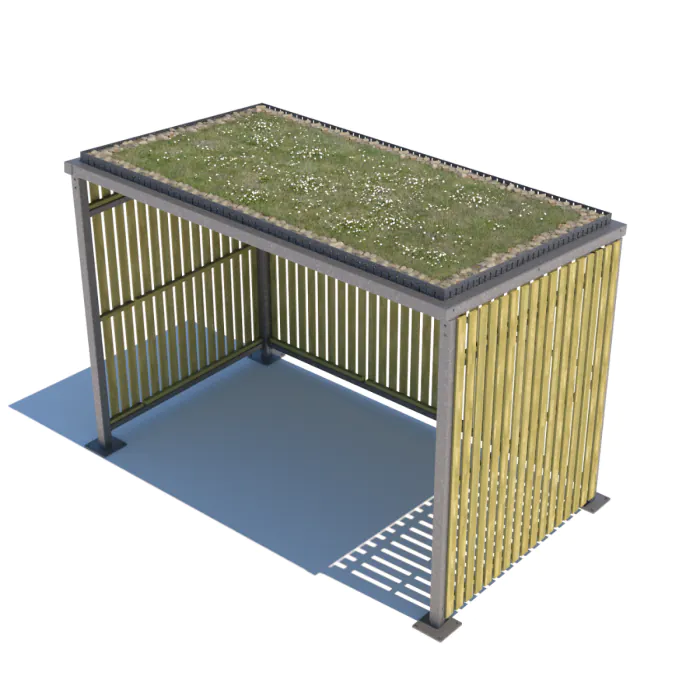 Blox B Sedum Roof Shelter - 1