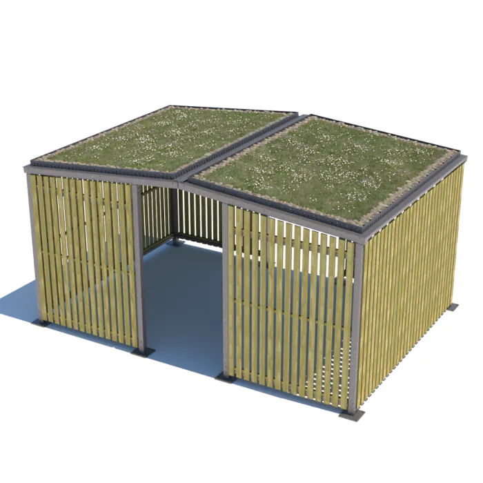 Blox D Sedum Roof Shelter - 1