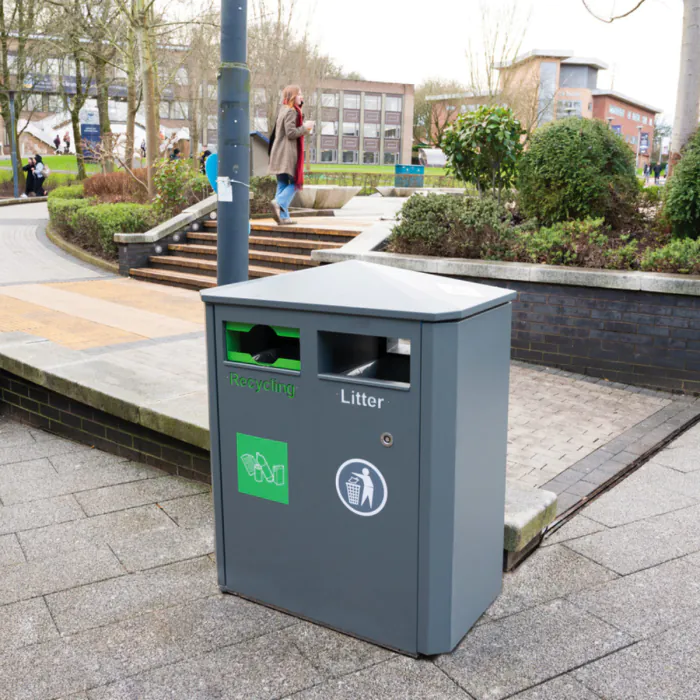 Derby Double Recycling Bin - 1