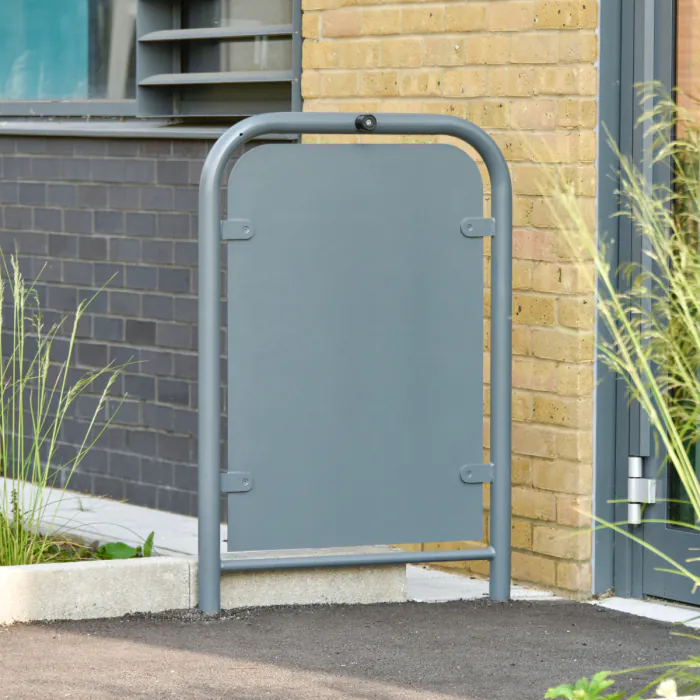 Door Barrier with Perforated Infill Panel - 1