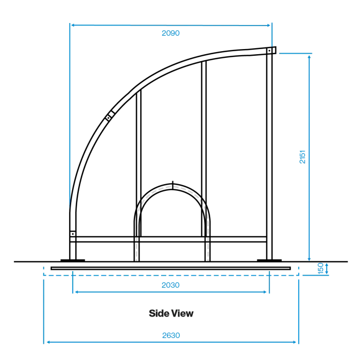 Wardale® Cycle Shelter - 45
