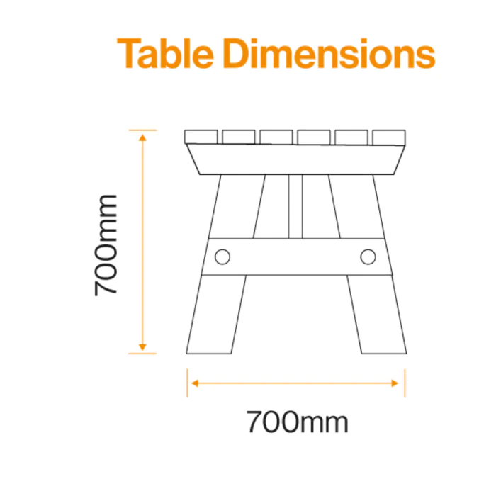 Whitchurch Recycled Plastic Dining Set - 3