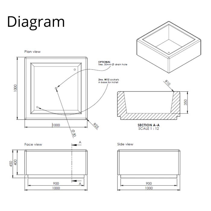 Whitefield Planter - 1