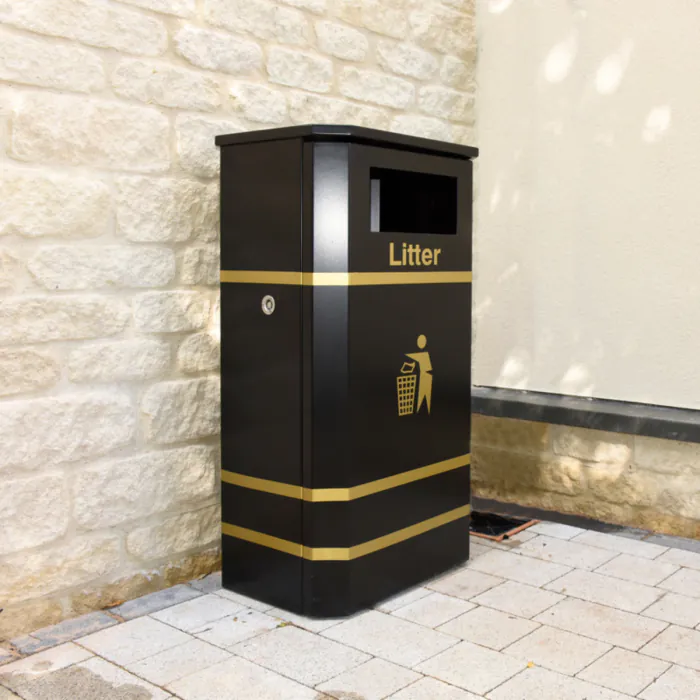 Derby E Slimline Litter Bin - Express - 1