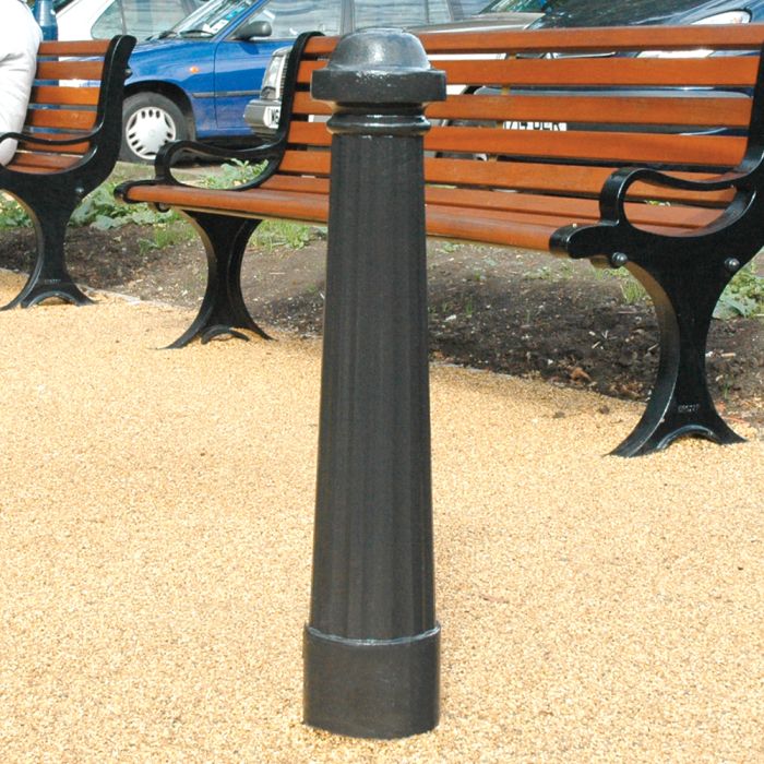 Fluted Cast Iron Bollard - 1