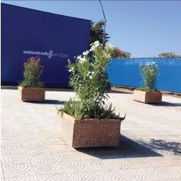 Rectangular Concrete Planters