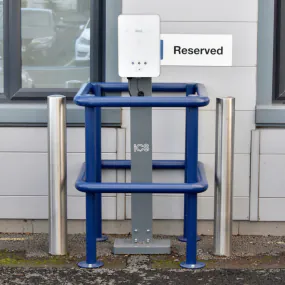 Square Shaped Lamp Post Protector Barrier