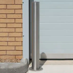 Flat Top Sheffield Stainless Steel Bollard