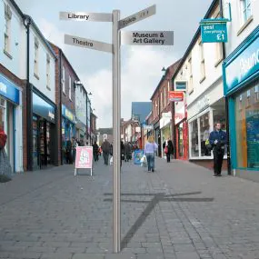 Stafford Signage Column