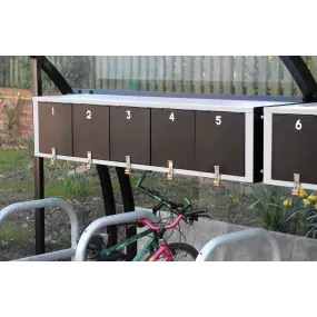 Ecolock Horizontal Helmet Locker Compartments