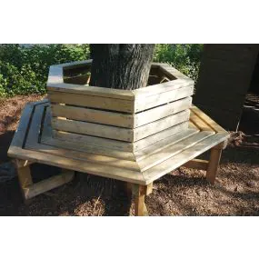 Hexagonal Tree Bench