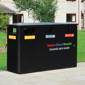 Derby Triple Wheelie Bin Recycling Unit