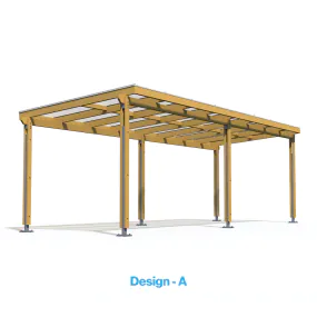 Litchard Timber Shelter / Walkway