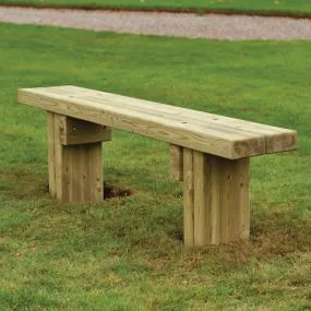 Brocastle Timber Bench | Broxap | Timber Benches & Seats