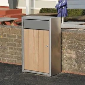 Westleigh Litter Bin  - Stainless Steel