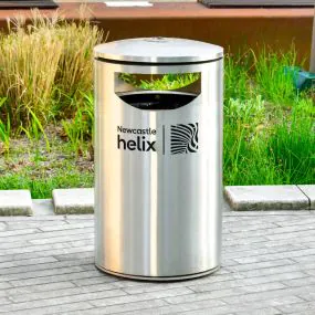 Derby Eros Litter Bin - Stainless Steel