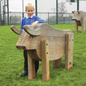 Raging Bull Play Sculpture