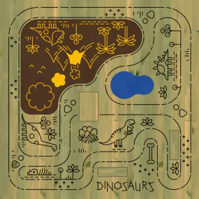 Dinosaurs Mini Micro World Table