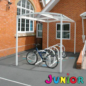Junior Newcastle Cycle Shelter at Pebworth School