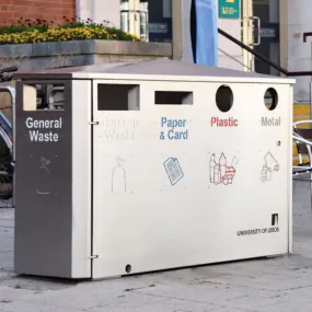 Derby Quad Stainless Steel Recycling Bin