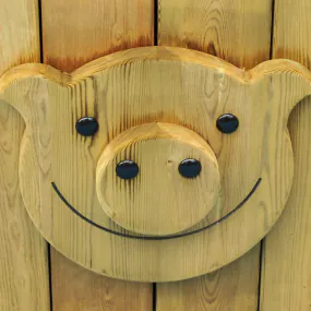 Pig Animal Face Litter Bin