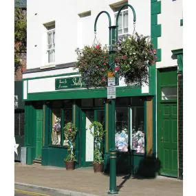 Stockport Column Flower Basket Bracket