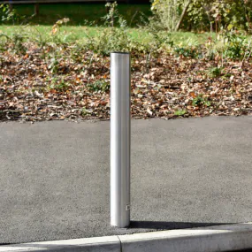 Flat Top Sheffield Stainless Steel Bollard