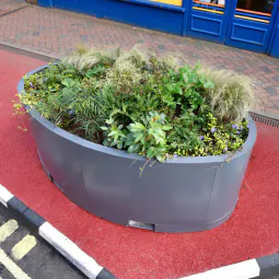 Oswestry Oval Planter, Church Street