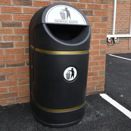Cresswell Curved Litter Bin