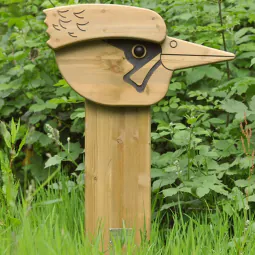 Woodpecker Animal Face Totem Woodpecker Animal Face Totem