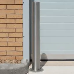 Flat Top Sheffield Stainless Steel Bollard
