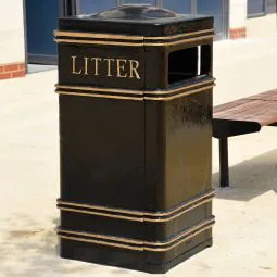 Square Standard Cast Iron Bin Square Standard Cast Iron Bin