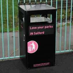 Athena Steel Litter Bin