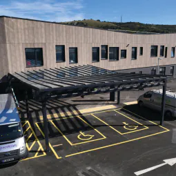 Beacon Gullwing Pick Up and Drop Off Canopy Beacon Gullwing Pick Up and Drop Off Canopy