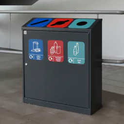 Daventry Internal Recycling Bin - Triple Daventry Internal Recycling Bin - Triple