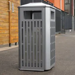 Derby Weyburn Litter Bin - Stainless Steel