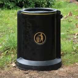 Maelor Open Top Plastic High Security Litter Bin