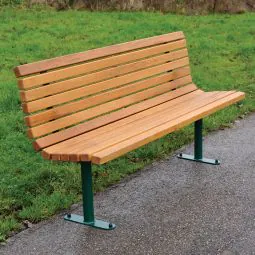 Roslin Steel Framed Timber Seat
